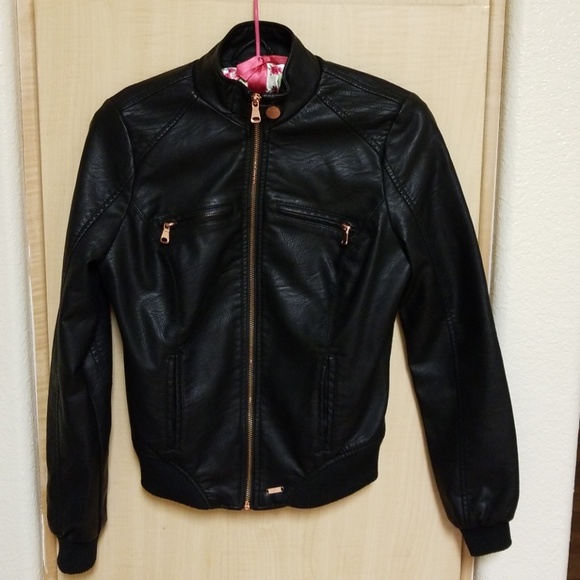 Guess Jackets & Blazers - Guess black leather Jacket. Size xsmall